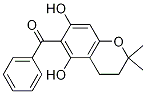 Struktur image of 6-Benzoyl-5,7-dihydroxy-2,2-dimethylchromane