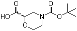 Struktur image of (S)-N-Boc-2-Morpholinecarboxylic acid