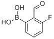 Struktur image of 3-Fluoro-2-formylphenylboronic acid