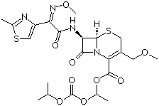 Struktur image of Cefpodoxime proxetil