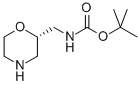 Struktur image of (S)-2-N-Boc-Aminomethylmorpholine