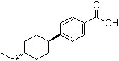Struktur image of 4-trans-Ethylcyclohexyl benzoic acid (2PCA)