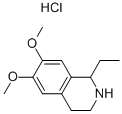 Struktur image of 1-Ethyl-6,7-dimethoxy-1,2,3,4-tetra‚hydroisoquinoline hydrochloride