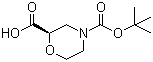 Struktur image of (R)-N-Boc-2-Morpholinecarboxylic acid
