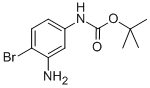 Struktur image of (3-Amino-4-bromophenyl)carbamic acid tert-butyl ester