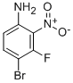 Struktur image of 4-Bromo-3-fluoro-2-nitroaniline