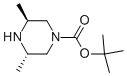Struktur image of (3S,5S)-tert-Butyl 3,5-dimethylpiperazine-1-carboxylate