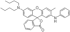 Struktur image of 3-di-n-Butylamino-6-methyl-7-phenylaminofluoran ODB-2