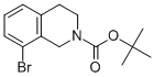 Struktur image of 2-Boc-8-Bromo-1,2,3,4-tetrahydro-isoquinoline
