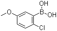 Struktur image of 2-Chloro-5-methoxyphenyl boronic acid