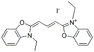 Struktur image of 3,3'-Diethyloxacarbocyanine iodide (DiOC2(3))