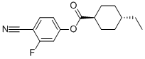 Struktur image of 4-Cyano-3-fluorophenyl trans-4-ethylcyclohexanecarboxylate