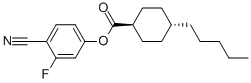Struktur image of 4-Cyano-3-fluorophenyl trans-4-pentylcyclohexanecarboxylate