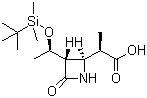 Struktur image of (3S,4S)-3-[(R)-1-(tert-Butyldimethylsilyloxy)ethyl]-4-[(R)-1-carboxyethyl]-2-azetidinone