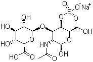 Struktur image of Chondroitin sulfate sodium salt