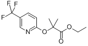 Struktur image of Ethyl 2-methyl-2-[[5-(trifluoromethyl)pyridin-2-yl]oxy]propanoate