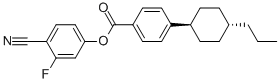 Struktur image of 4-Cyano-3-fluorophenyl 4-(trans-4-propylcyclohexyl)-benzoate