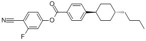 Struktur image of 3-Fluoro-4-cyanophenyl trans-4-(4-n-butylcyclohexyl)benzoat