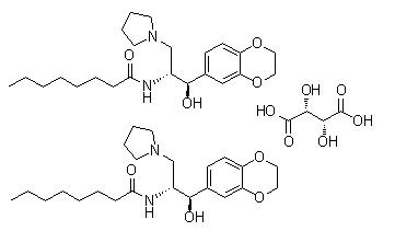 Struktur image of Eliglustat tartrate