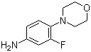Struktur image of 3-Fluoro-4-(4-morpholinyl)aniline