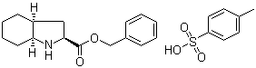 Struktur image of (2S,3aS,7aS)-Octahydro-1H-indole-2-carboxylic acid phenylmethyl ester 4-methylbenzenesulfonate