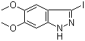 Struktur image of 3-Iodo-5,6-dimethoxy-1H-indazole
