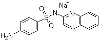 Struktur image of Sulfaquinoxaline sodium salt