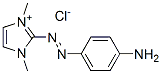 Struktur image of 2-[(4-Aminophenyl)azo]-1,3-dimethyl-1H-imidazolium chloride
