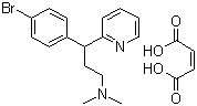 Struktur image of Bromopheniramine maleate