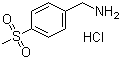 Struktur image of 4-(Methylsulfonyl)benzylamine hydrochloride