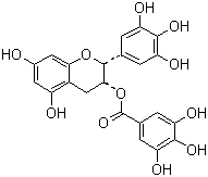 Struktur image of (-)-Epigallocatechin gallate