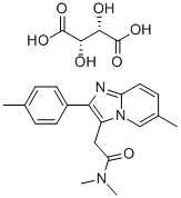 Struktur image of Zolpidem tartrate