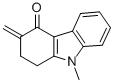 Struktur image of 1,2,3,9-Tetrahydro-9-methyl-3-methylene-4H-carbazol-4-one
